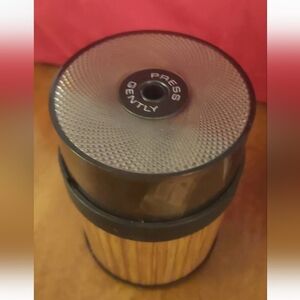 ARCHER Radio Shack Cordless Electric Pencil Sharpener VTG Wood Grain